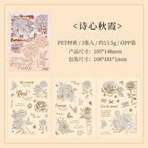 Stationery - Floral Poetry Series Flower Plant Stickers - Goodie Goodie